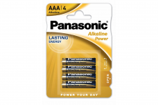 Элемент питания Panasonic LR03 AAA  Alkaline Power SR4 1,5V 2027 спайка (1/4) 25799 11 LR03APB/4P