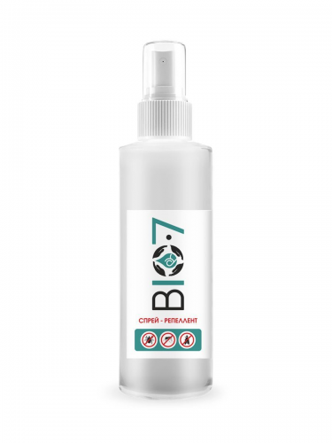 Спрей от биологических вредных факторов BIO7 репелент (мошка, комар, клещ) 100мл