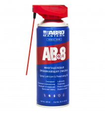 Смазка проникающая многоцелеваая спрей Abro Masters 450мл с насадкой AB-8-450-RE
