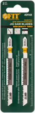 Пилки для лобзика по дереву T101B FIT 40948 2шт HCS 100/74/2,5мм шлифованные свободным углом зубья