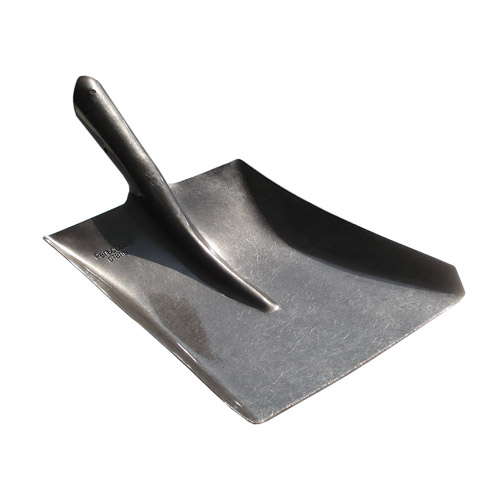 Лопата совковая ЛСУ углубленная прямоугольная рельсовая сталь серая б/чер. 700г MawiPro S-1