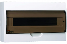 Щит распределительный ЩРн-П-18 IP41 пластик прозрачная дверца DEKra 31012DEK