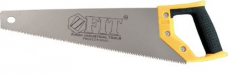 Ножовка по дереву 450мм FIT 40545 Wood Pecker мелк. кален. зуб-3D мягк.ручка