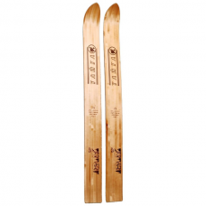 Лыжи охотничьи Тайга деревянные с креплением и амортизатором 155см 