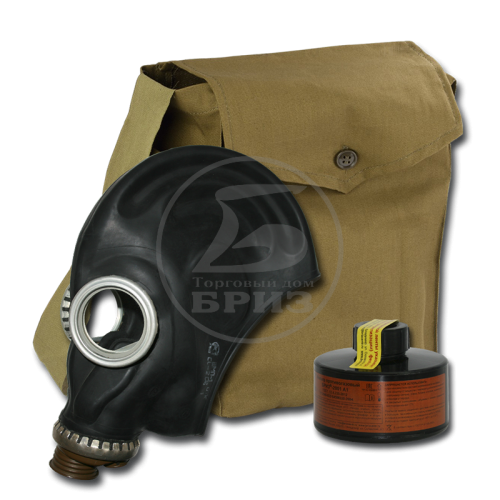 Противогаз промышленный ППФ БРИЗ-3301 А1В1Е1 маска ШМП в сумке
