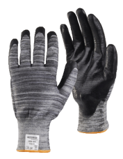 Перчатки полиуретановые Стронгкат HX6 BK частичное гладкие вязан. черный Summitech