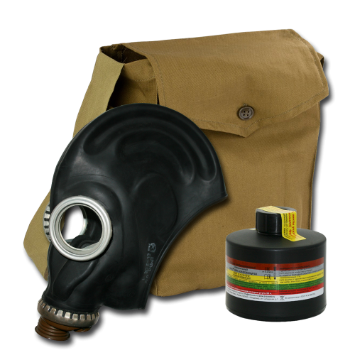 Противогаз промышленный ППФ Бриз-3301 А2В2Е2К2HgP3D маска ШМП в сумке