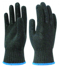 Перчатки трикотажные х/б (4-х нитка кл.10) черные