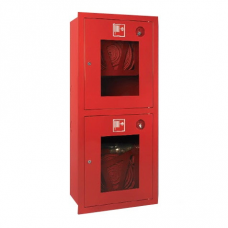 Шкаф пожарный металл. встроенный 2отд. открытый ШПК-320ВОК 540х1300х230мм красн.