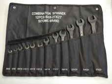 Набор ключей комбинированных 12шт 8-27мм оксид сумка-скатка 