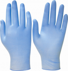Перчатки нитриловые Нитртон 03060-M К20Щ20 неопудренные текстуриованные Safeprotect