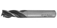 Фреза концевая с цилиндрическим хвостовиком,сталь Р6М5, ГОСТ 17025-71