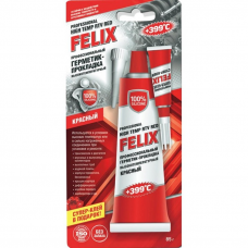 Герметик прокладка силиконовый Felix 85г красный термостойкий +343°С