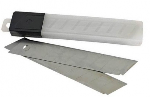 Лезвия сегментированные для ножа 25х125х0,5мм 10шт 7-сегментов (К)
