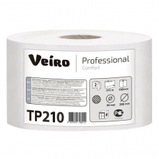 Бумага туалетная Veiro Professional Comfort 2-слоя 6-рул. 215м 130х215мм ТР210 (рул)