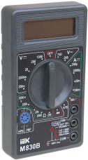 Мультиметр цифровой IEK Universal М830B TMD-2B-830 750/1000В 10А 2МОм 9В 0,15кг