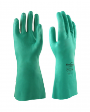 Перчатки нитриловые Дизель N-F-06 хлопковый слой 0,38мм 33cм Safeprotect