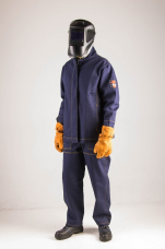 Костюм сварщика Волат-У 3кл. куртка+брюки тк.Технология хлопок 490г/м2 ОП т.синий