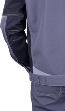 Куртка Турбо Safety мужская серый+черный+красный