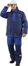 Куртка Эдванс мужская утепленная синий+василек